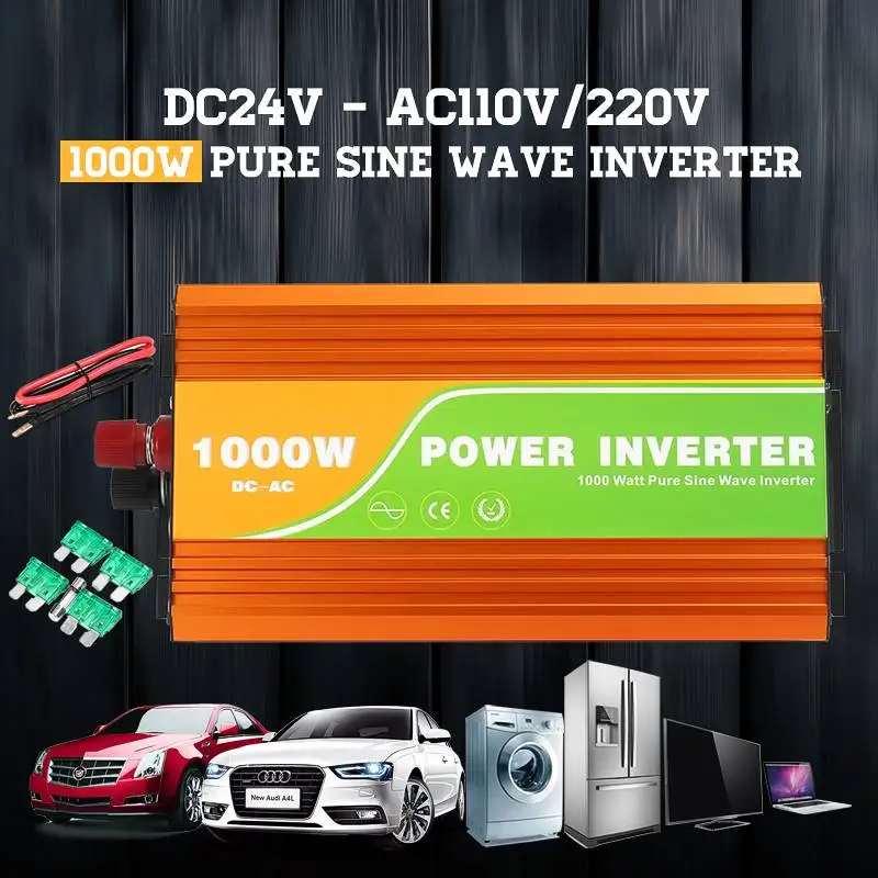 

Автомобильный инвертор с DC 12 В на AC 1000 В, 110 Вт