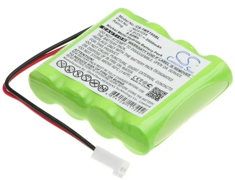 Cameron sino 2000 мА/ч Батарея для телерадио LE-TX-MX10 LI-TX-MD10 LI-TX-MN6 M241054 крановое