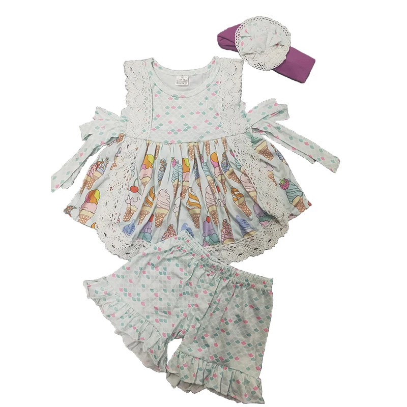 Наряд для маленьких девочек хлопковый детский наряд эксклюзивная одежда малышей