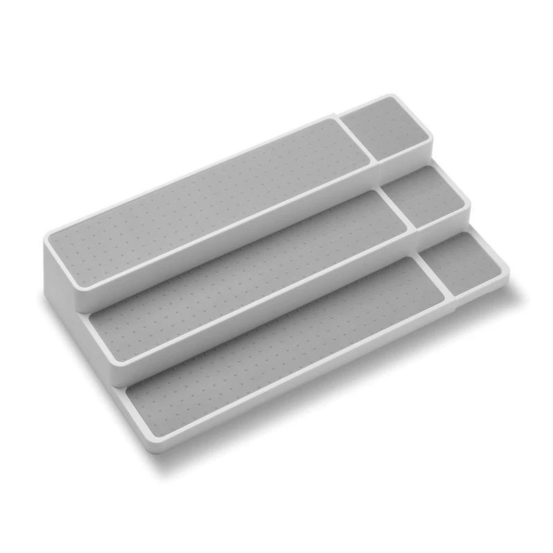 Расширяемая полка органайзер набор шкафов 3 уровня скользящая подкладка