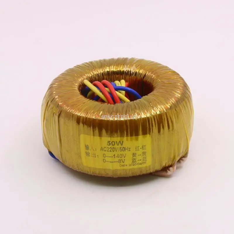 

1pcs Hi-end 50W toroid transformer for tube preamp output：0-140V ，0-8V