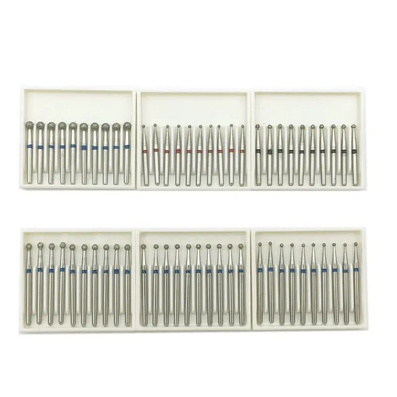 100 шт. BR с ромбовидным рисунком FG боры стоматологические сверла 1 6 мм хвостовик