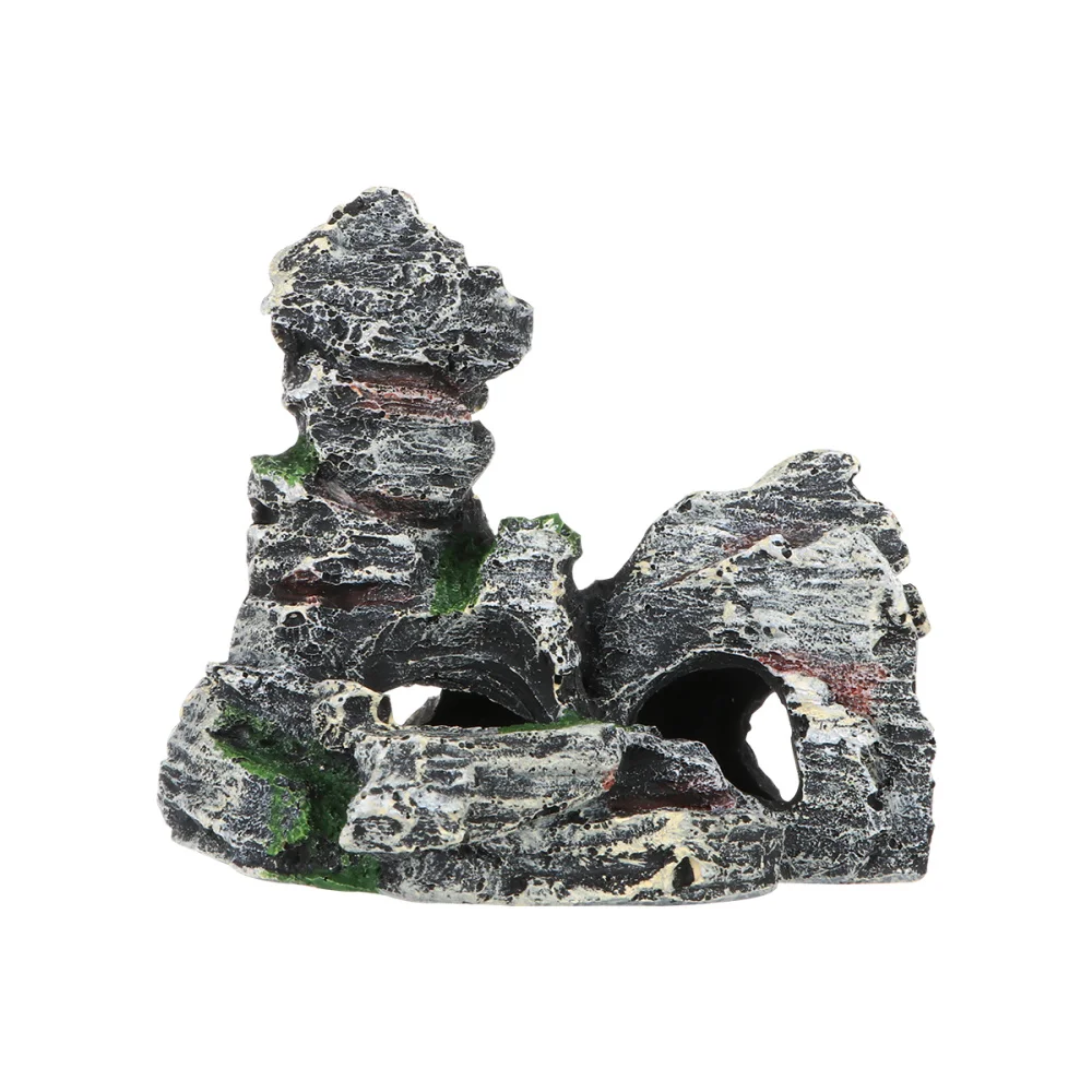 1 шт. искусственный каучук камни для сада камней нежный холм Manmade Горный пейзаж