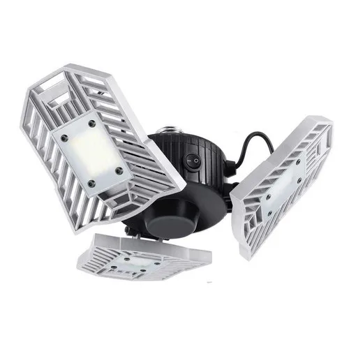 

Clearance Sale 6000LM E27 Bulb 60W Deformable Industrial Indoor Motion Activated Ceiling Garage Lamp Workshop Stadium LED Light