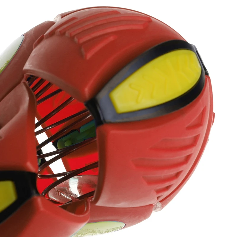 Летающий НЛО плоский бросать диск мяч с светодиодный светильник игрушка для