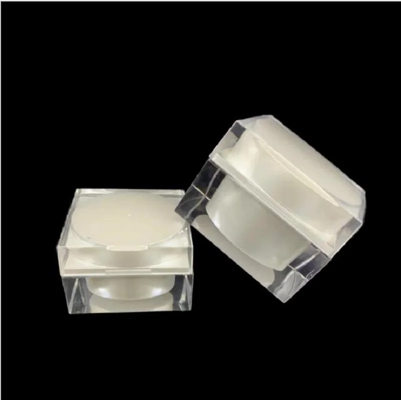 5G жемчужина Акриловая банка для крема глаз/образец/ночной крем/дневной