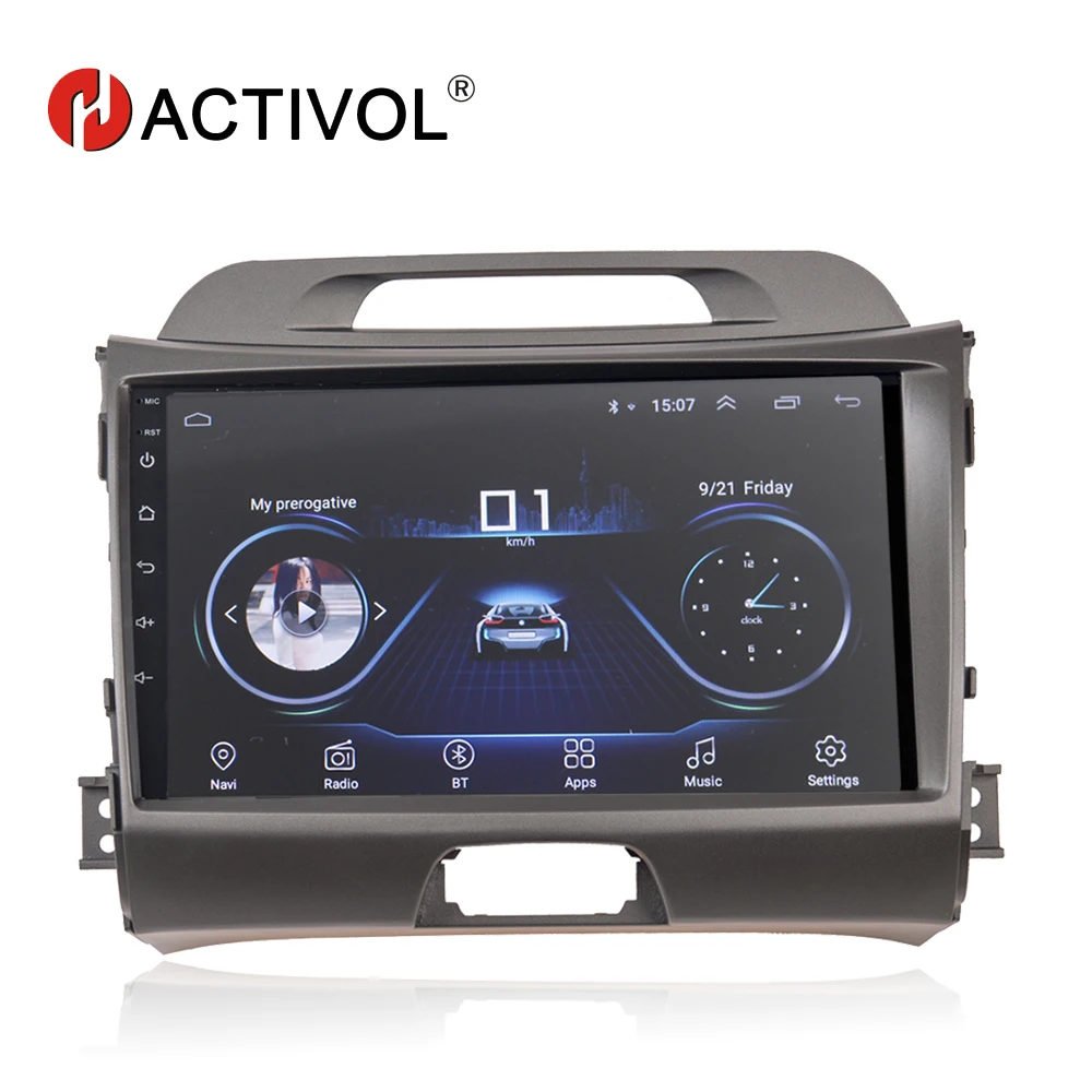 HACTIVOL Android 8 1 автомобильный dvd для KIA sportage 3 4 2010 2011 2012 2013 2014 2015 Автомобильный gps