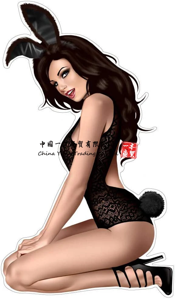 

Pin up decal Bunny Sexy Girls Car Sticker camper accessories stickers czech sticker