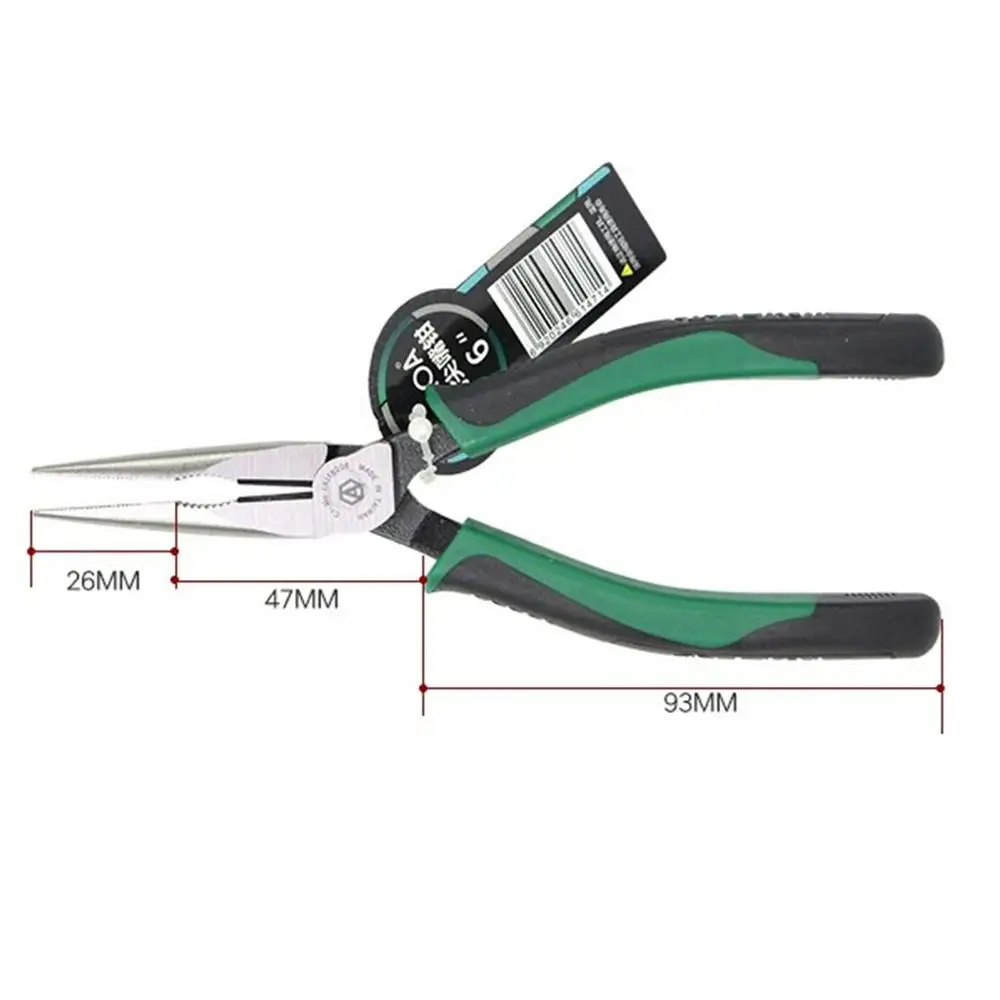 LAOA CR MO плоскогубцы с длинным носом комбинированные для рыбалки резки проволоки