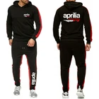 Свитшот Aprilia Racing RSV4 мужской, худи, спортивные штаны, мужские хлопковые брюки, Повседневный пуловер на заказ, одежда для костюма, 2021