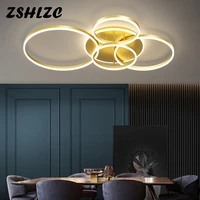 modern minimalist circle led ceiling light chandelier for bedroom living dining room lights creative lamp kitchen fixture lustre
