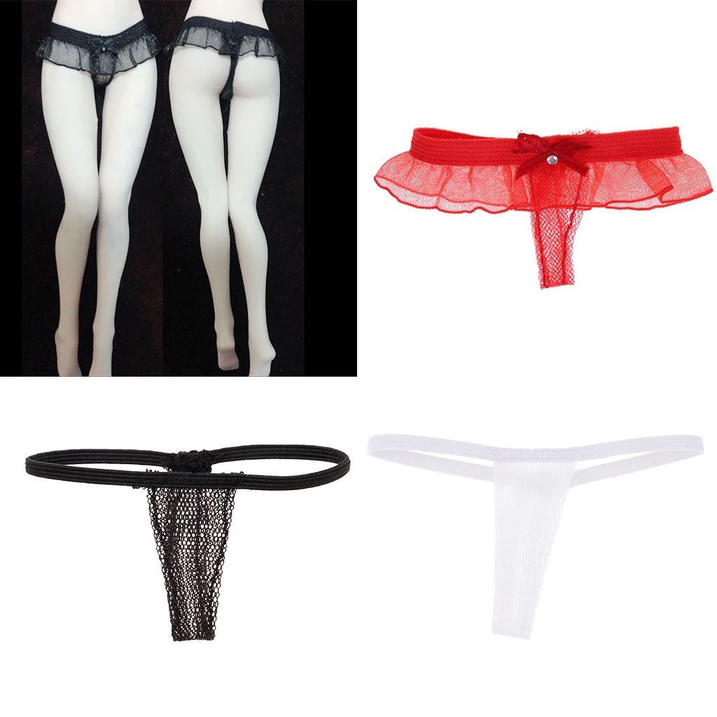 4 шт. масштаб 1:6 сексуальные куклы стринги трусики женское нижнее белье