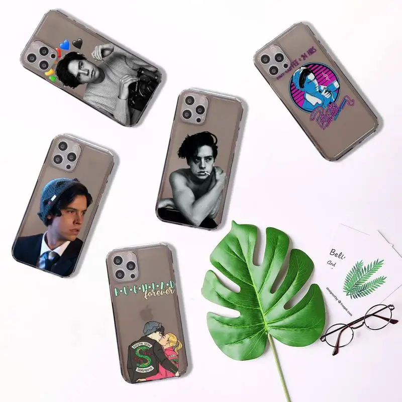

Riverdale South Phone Case For iPhone 7 8 11 12 X XS XR MINI Pro Max Plus Retro Black Grey clear transparent