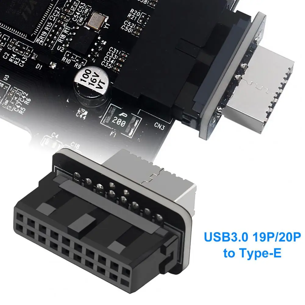 Практичный разъем для материнской платы с USB 19/20 Pin На Type-E | Компьютеры и офис