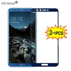 Закаленное стекло для Huawei Honor 9 9 lite, черное, белое, золотистое, серое и синее Защитное стекло для Huawei Honor 9 Lite, пленка, 1-2 шт.