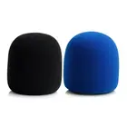 1 шт. пенка для микрофона утолщенная чехол для микрофона губка для профессиональной студийной защиты ветрового стекла щит мягкий шапка с микрофоном 95AF