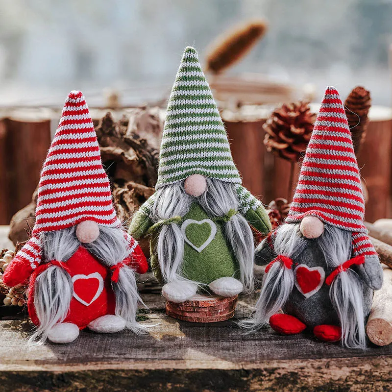 Ручная работа Шведский гномик Рождественское украшение плюшевая карликовая