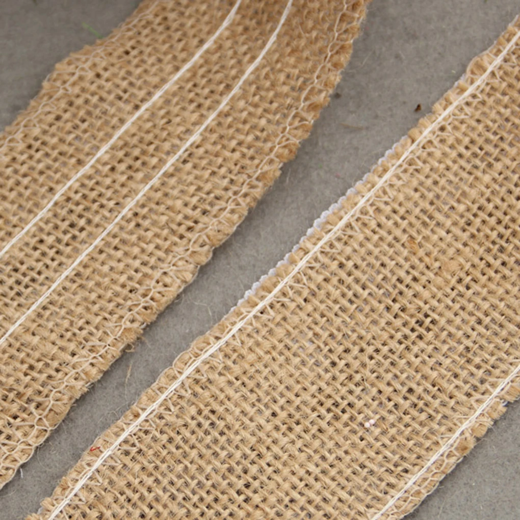 1 шт./рулон джутовая лента для упаковки подарков | Дом и сад