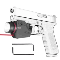 tactical led gun light flashlight red laser sight for 20mm rail pistol gun light airsoft light hunting shooting accessory