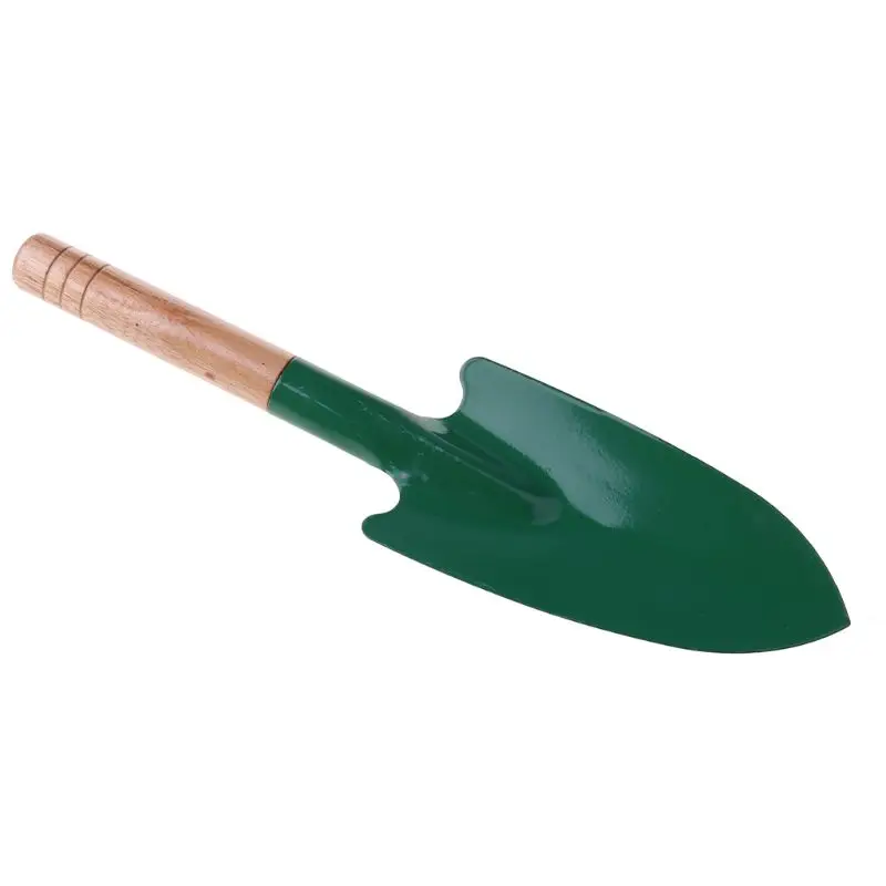 

Wooden Handle Reinforced Gardening Shovel Loose Soil Planting Easy Use