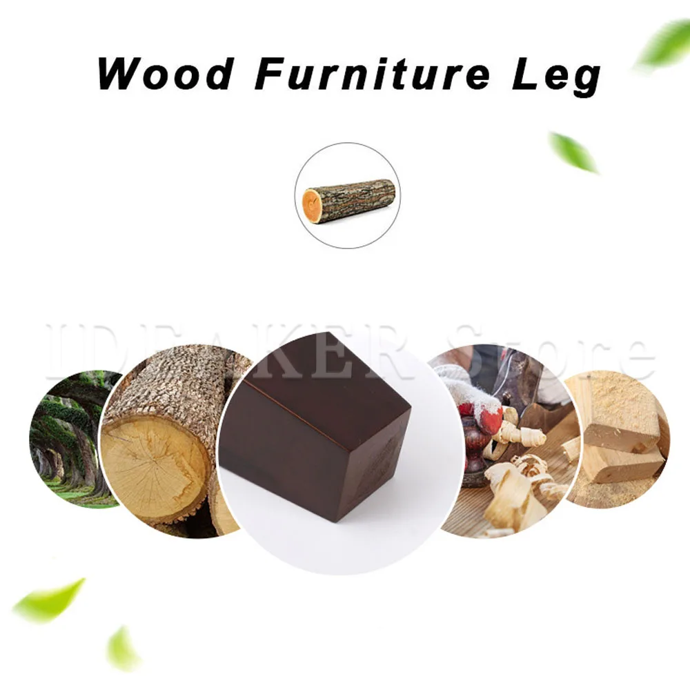 

Square Wooden Furniture Legs As Replacement for Sofa Legs Coffee Table Legs Cabinet Beds TV Stands Feet Legs