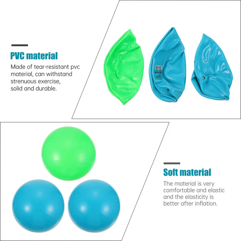 

6Pcs Beach Balls Kid Inflatable Balls Water Playing Balls (Random Color)