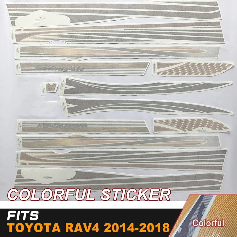 Цветная печатная Автомобильная наклейка для тела гоночного автомобиля крутая