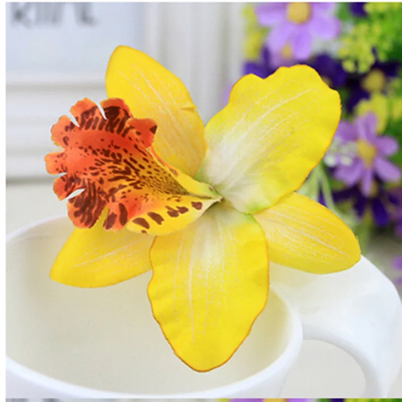 Лидер продаж 1 шт. искусственная Орхидея пляжные платок в Корейском стиле с