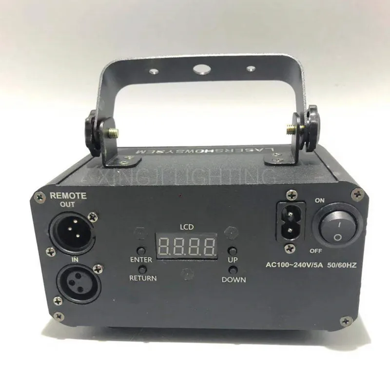 Новый стиль DJ лазерный показ полноцветные RGB узоры линейный проектор сценический