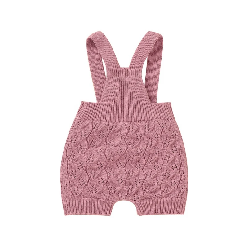 

NewBorn Autumn Baby Clothes Girls Solid Print Knitted Strap Short Pants Trousers Kids Knee Length Baby Shorts