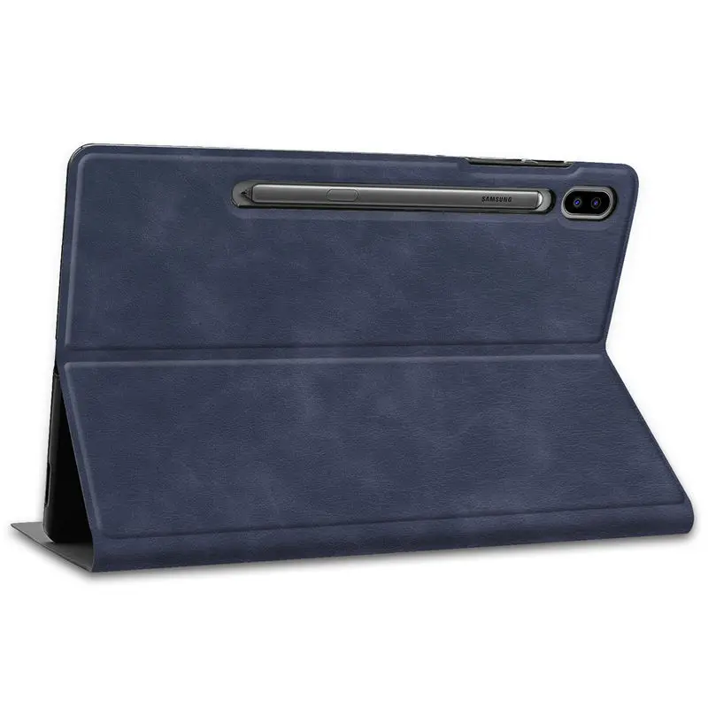 Чехол для Samsung Galaxy Tab S6 10,5 SM-T860 SM-T865 T860 10," Smart Cover Funda Tablet PU кожаный чехол-подставка+ подарок