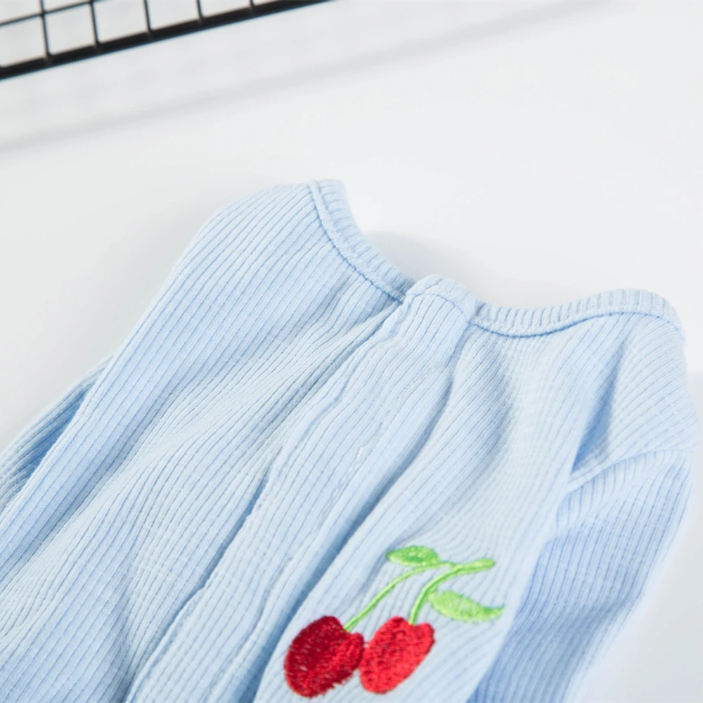 Пижамы с рисунком вишни одежда для кошек и собак пальто щенков Рождественская