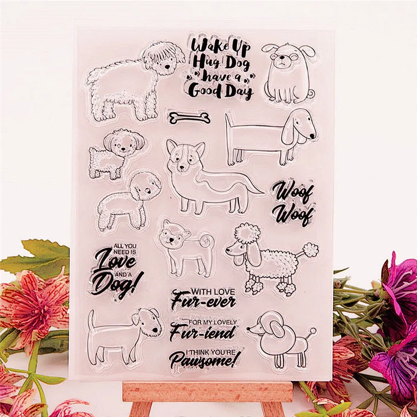 15x11 см популярные прозрачные штампы из ПЭТ/Силиконовые пломбы роликовые сделай