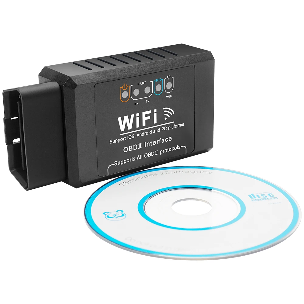 Диагностический сканер Pic25k80 ELM327 Wi-Fi OBD2 для iPhone Android BMW E46 E36 E39 E53 E52 E60 E61 E90 E91 E34 E30 X3 X5 |