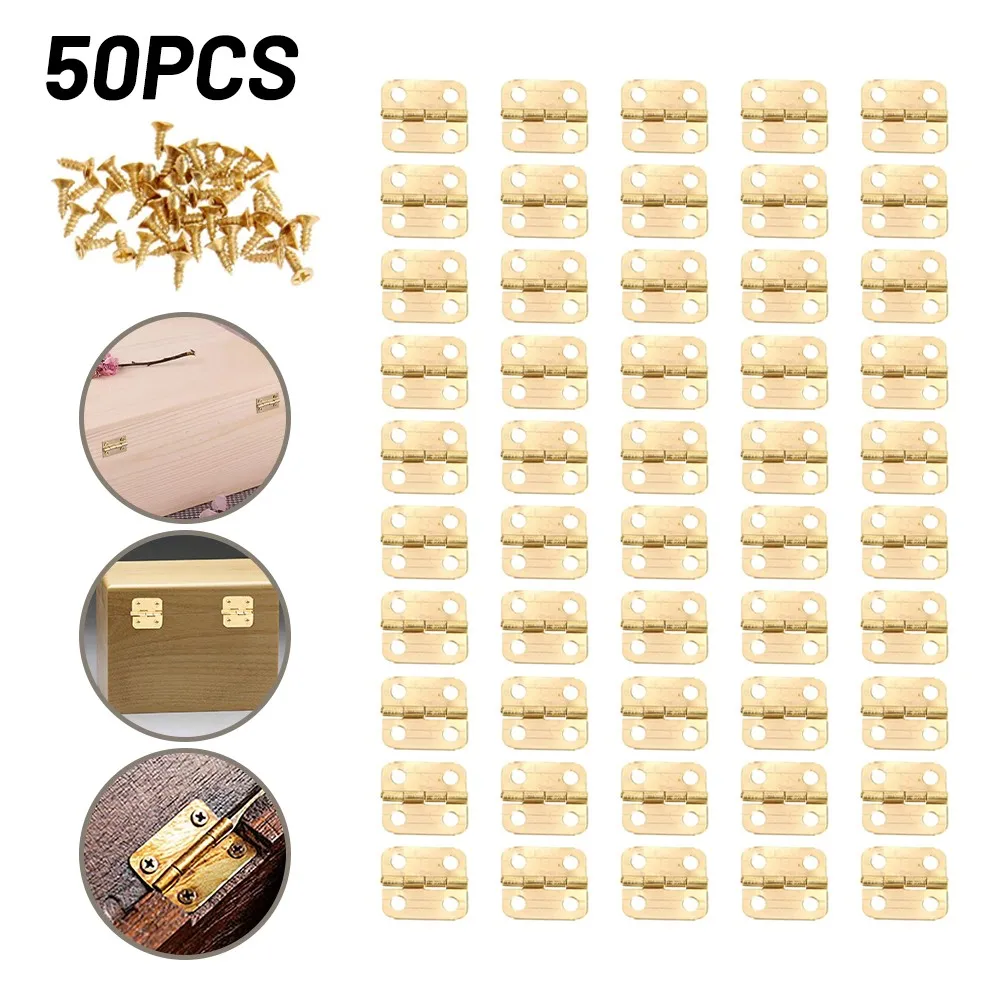 

Jewelry Box DIY Hinge Small Box Tiny Hardware Cabinet Hinges Craft DIY