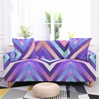 Геометрические эластичные Чехлы для дивана, секционный эластичный чехол для дивана в гостиную, красочный чехол для кресла L-образной формы на 1-4 сиденья