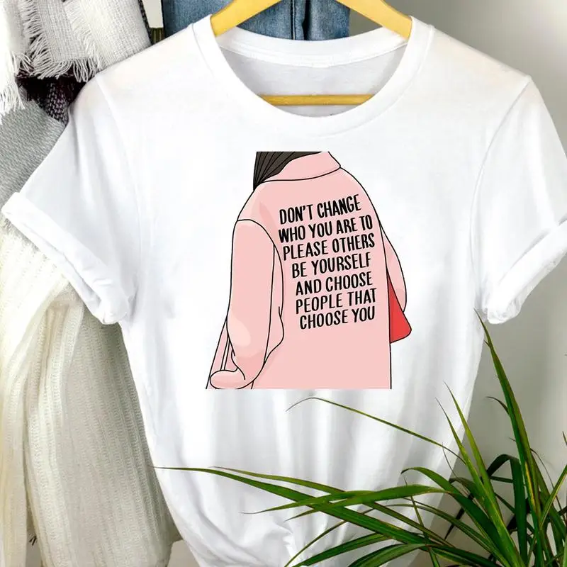 

Женская футболка с коротким рукавом, в стиле 90-х, с мультяшным принтом