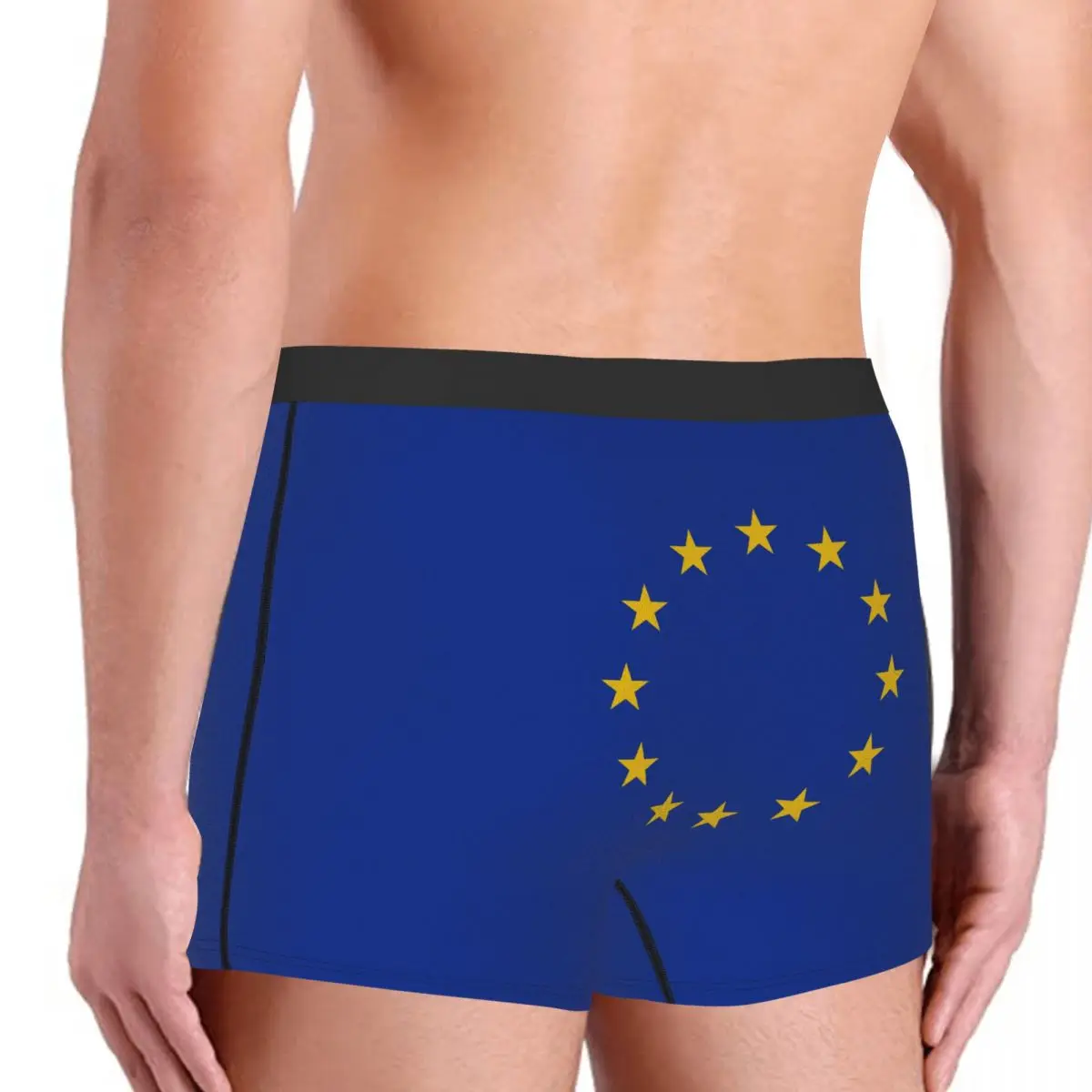 Flag Of Europe Men's Boxer Briefs Belgian Funny Novelty Men's boxer leggings