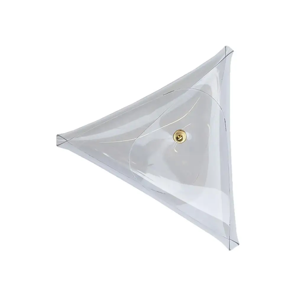 

Прозрачный тройной Портативный кошелек с защелкой и отделением для монет ручной работы