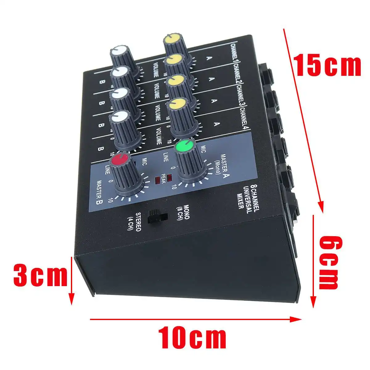 Мини Портативный аудио DJ микшер 8-канальный сетевой видеорегистратор USB DJ звук 48В микшерный пульт усилитель для ТВ DVD/VCD/Радио караоке ktv матч Вечерние