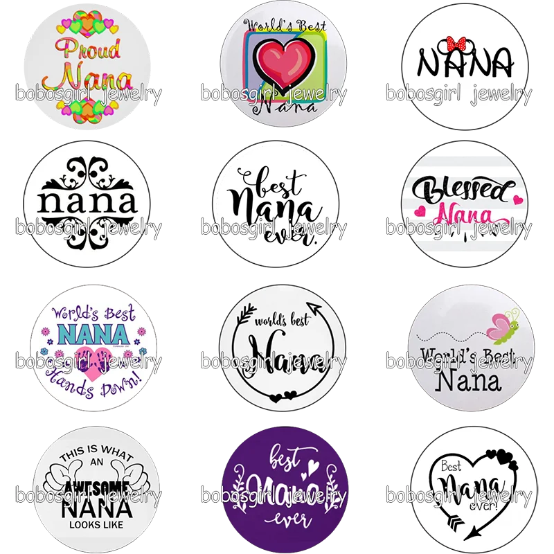 Best NANA когда либо стекло кнопки фотопринтом держатель телефона GS9672|Браслеты с