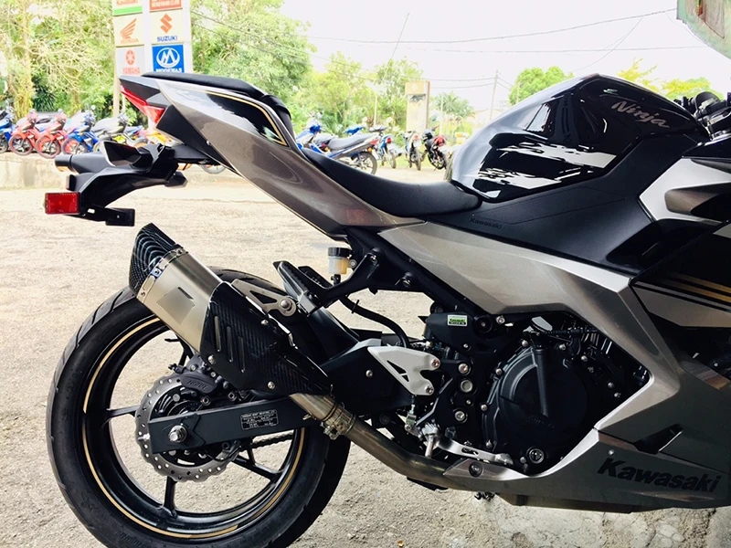 38-51 мм Универсальный escape moto M1 moto rcycle глушитель дБ killer тепловой щит для Ninja 400 R3 R25 RC390 xmax300 zx6r Z900