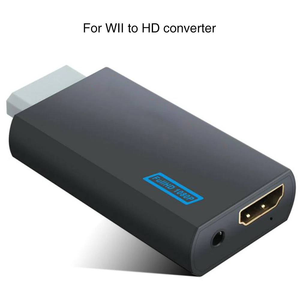 

For Wii Converter Adapter For Wii2 Converter Full Hd 3.5Mm Audio Voor Pc Tv Hdtv Monitor Audio Output HDMI-Compatible