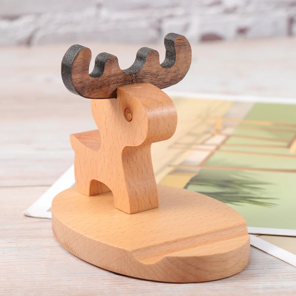 Креативный держатель для телефона в форме оленя декоративная настольная