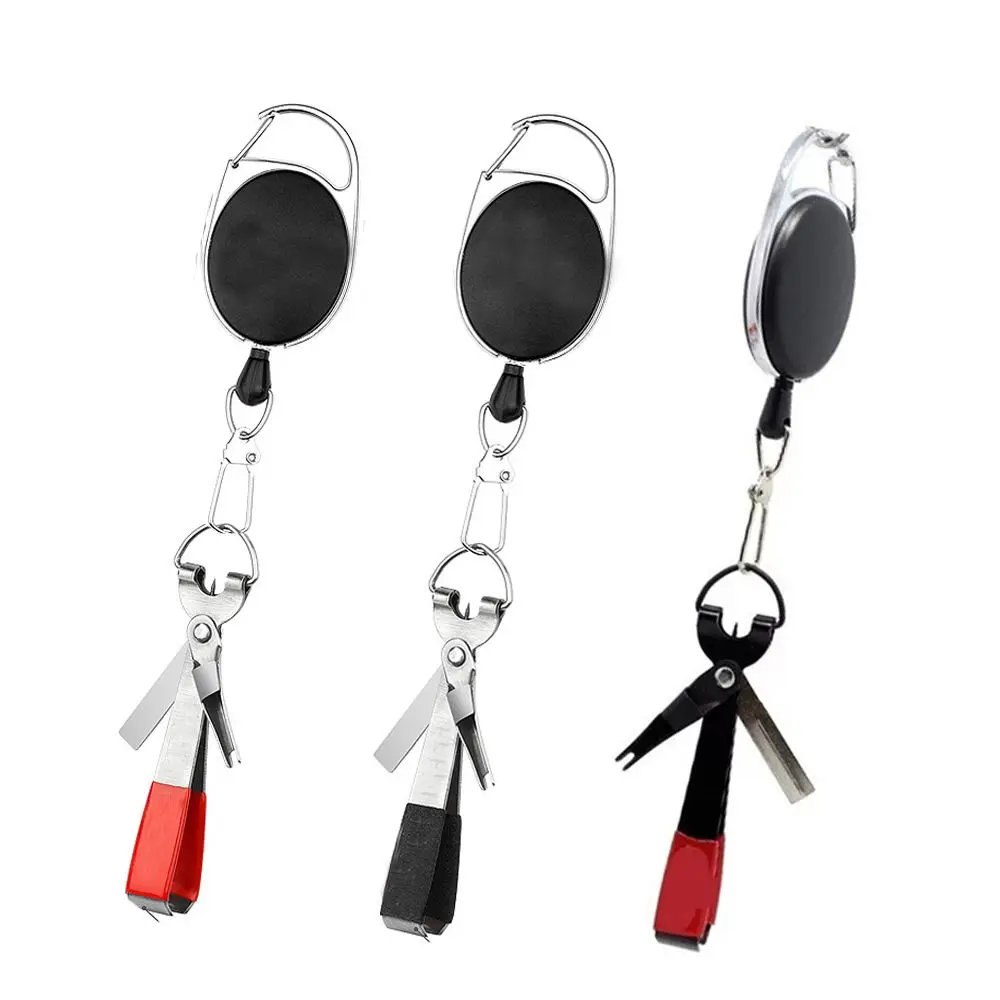 

Hole Snip Nippers Fly Fishing Clippers Fast Hook Nail Knotter Line Cutter Quick Knot Tying Tool