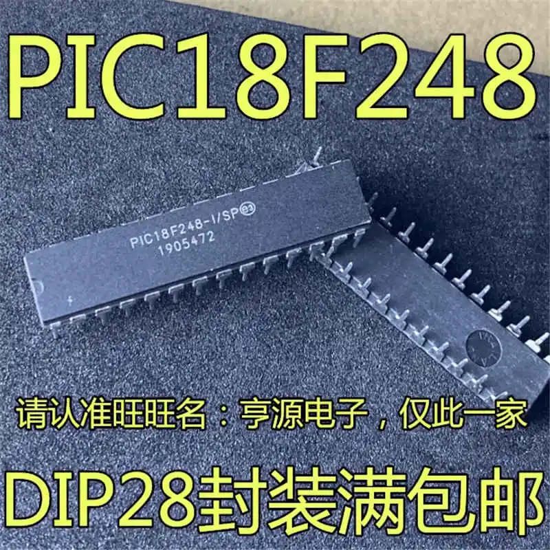 PIC18F248 I/SP 8 битный микроконтроллер для флэш памяти pic mcu Dip 28|Запасные части| |