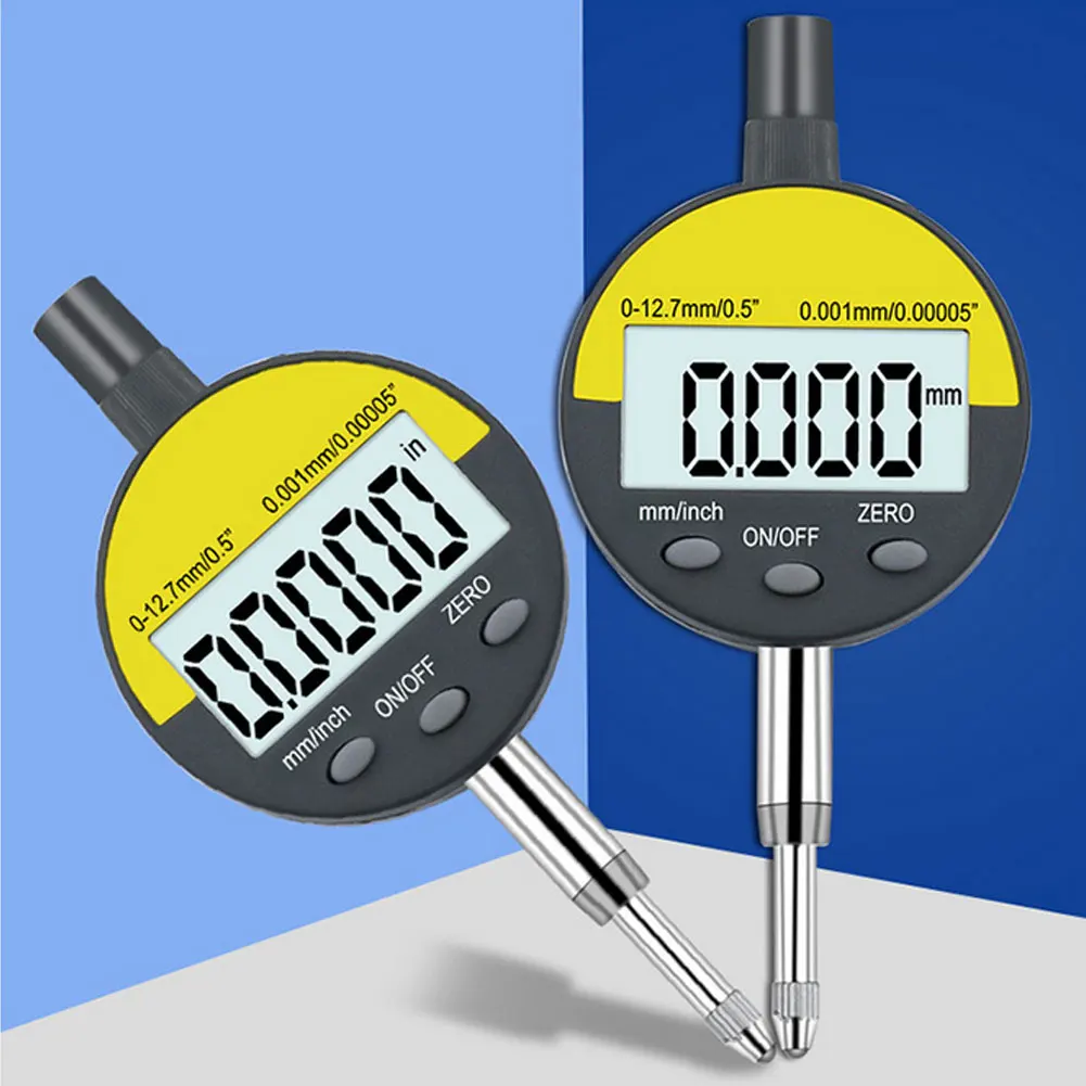 

Metal Digital Indicator 0-12.7mm Electronic Gauge 0.001mm High Accuracy Oil Proof Measuring Tool Dial Gage Tester Dial Indicator