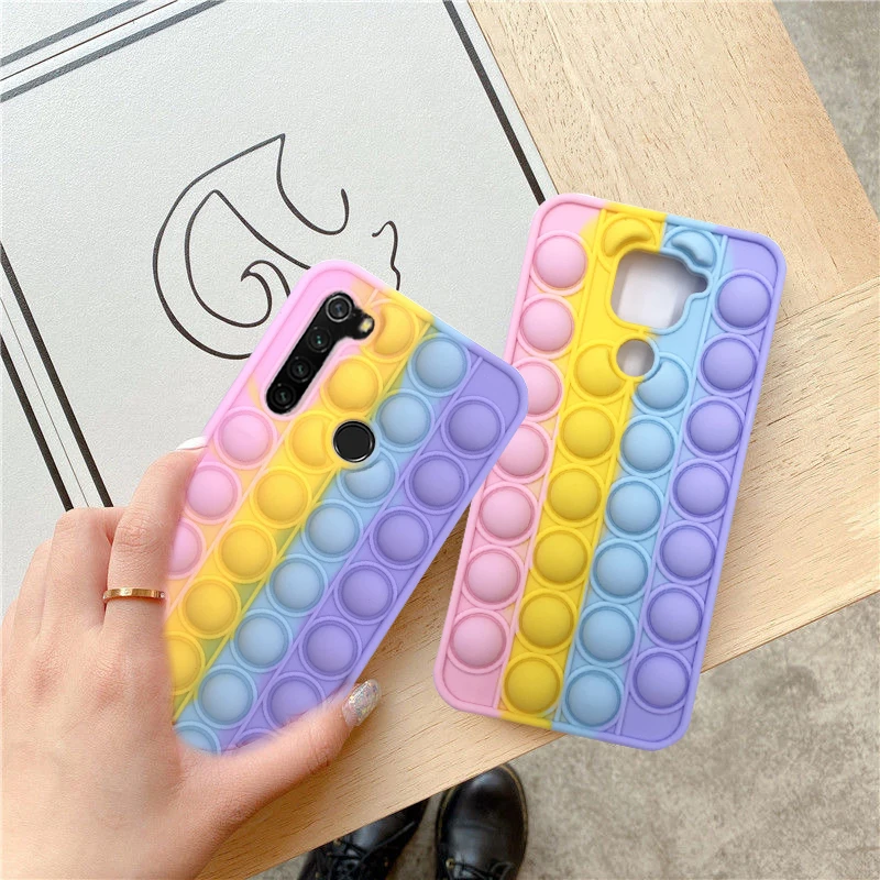 Защитная игрушка-пузырь для Xiaomi Poco M3 F3 Redmi Note 9 9T K40 Mi 11 | Мобильные телефоны и