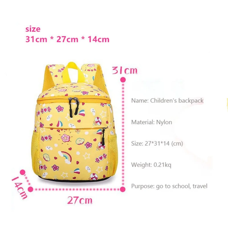 

Fashion Girls Cartoon Cute Book Bag Children's Lightening Breathable School Bag Kindergarten Pupils Backpack Boys Waterproof Sac