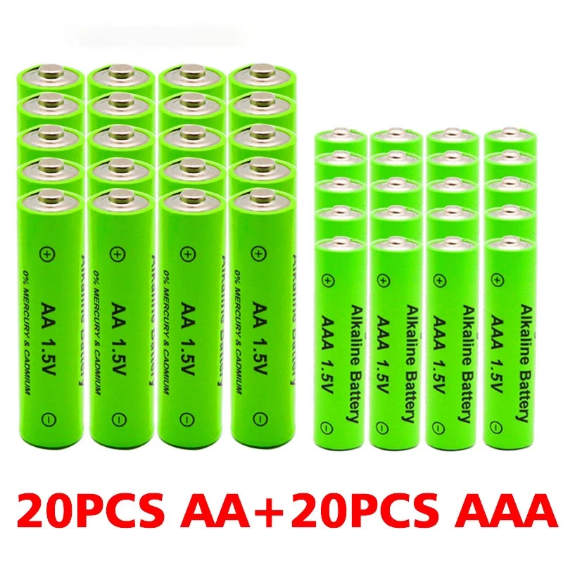 AA + AAA Rechargeable 1.5V 5800mAh / 4000mah Alkaline Battery Flashlight Toys Watch MP3 Player Replace Ni-Mh | Электроника
